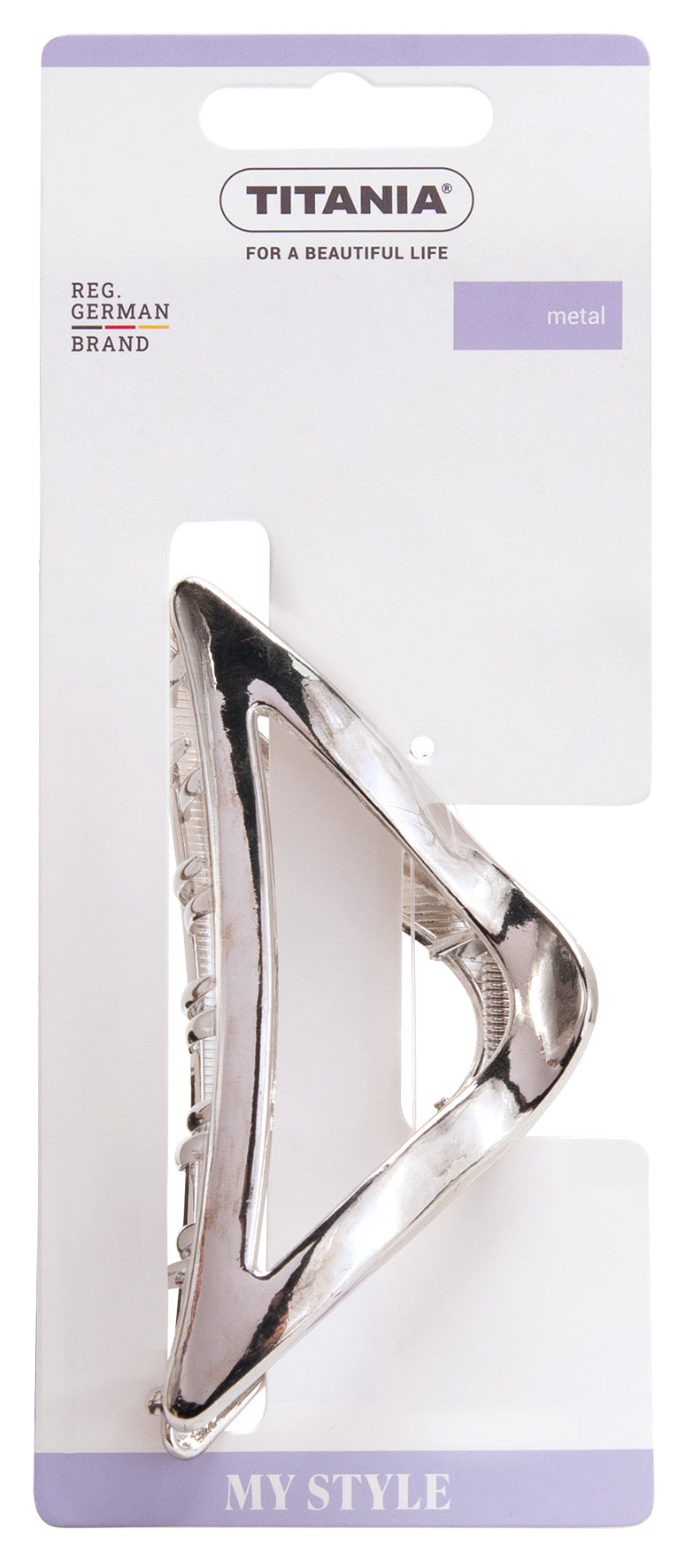Titania Clips Silver Metal-8222