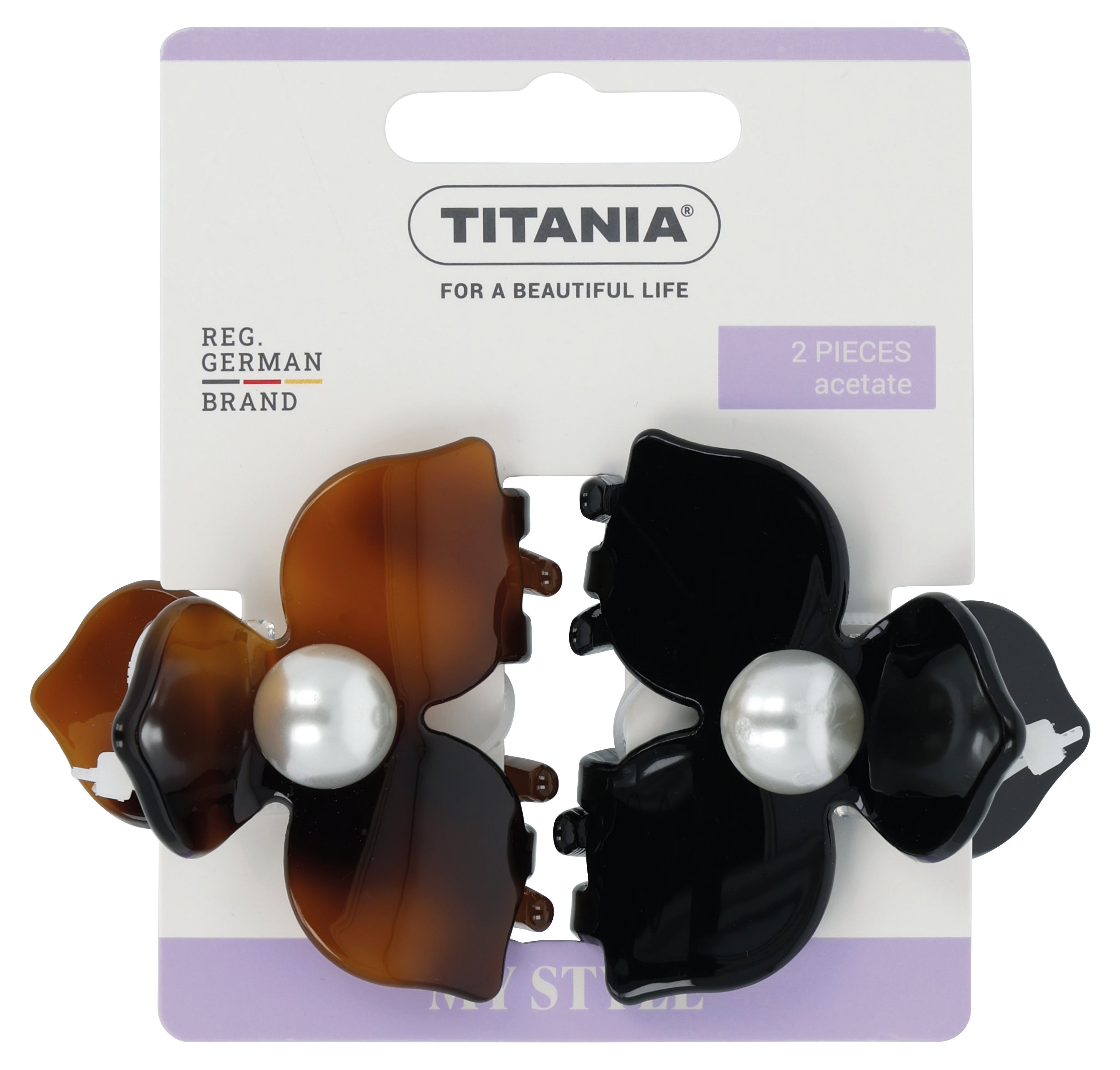 Titania Clips Acetate 2-piece-8276