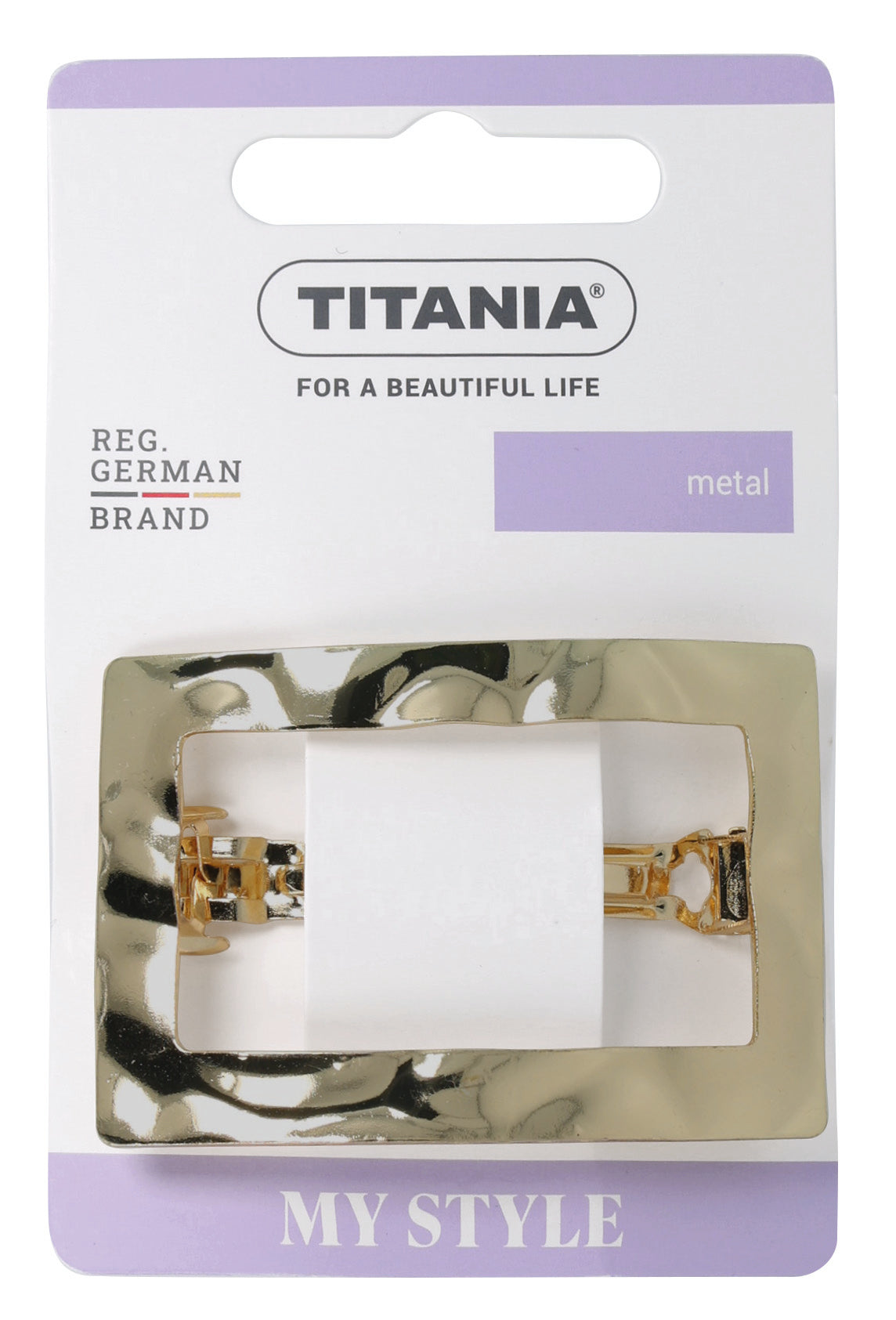Titania Side Clips Gold Metal Part-8307