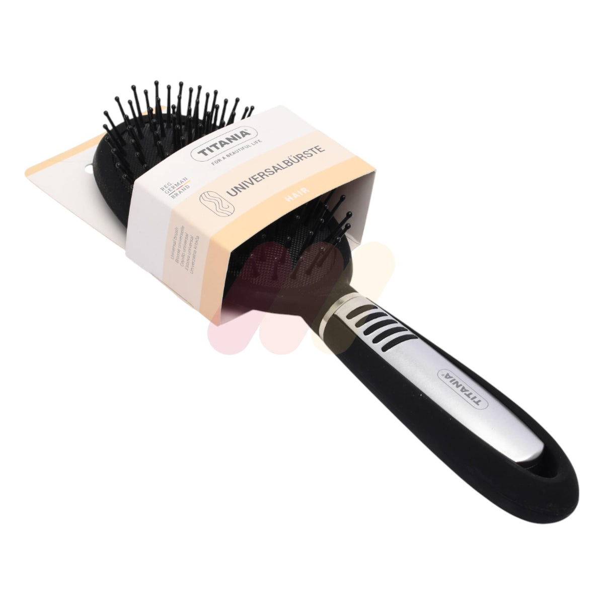 Titania Universal Brush Black Silver 1 Piece