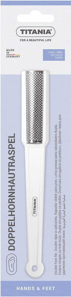 Titania Double-Sided Stainless Foot File