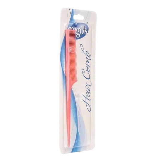 Far Trading Co. Migo s Ponte pink plastic tail comb in original retail blister packaging