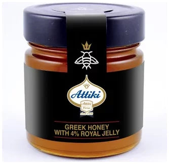 Attiki Mountain Honey 250 + 4% food Queen