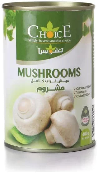 Choice mushroom whole Easy Open 400g