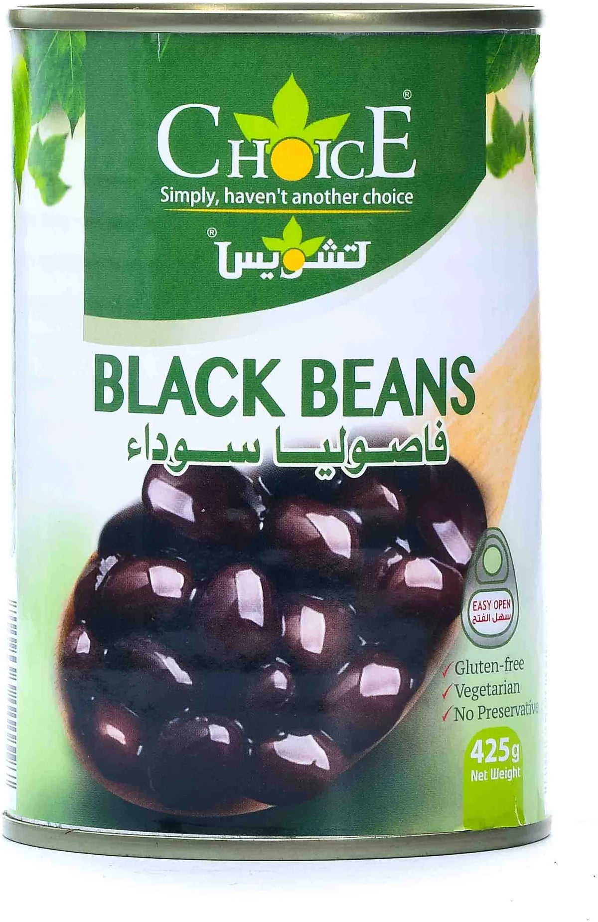 Choice black beans 425g