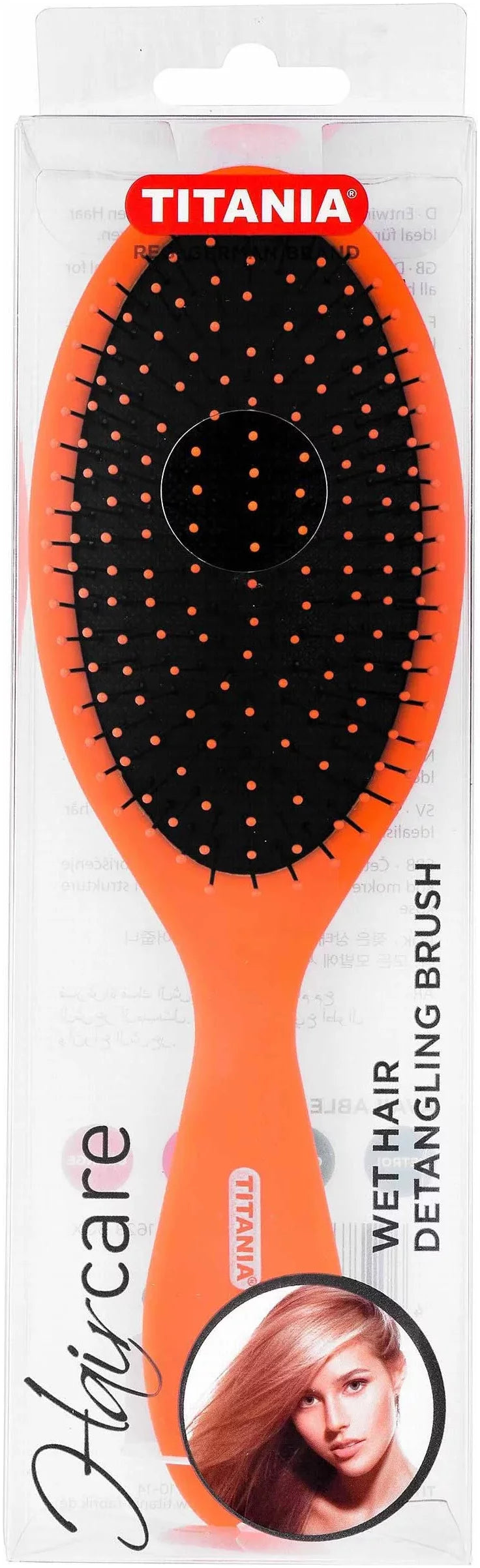 Titania hair brush detangler colors