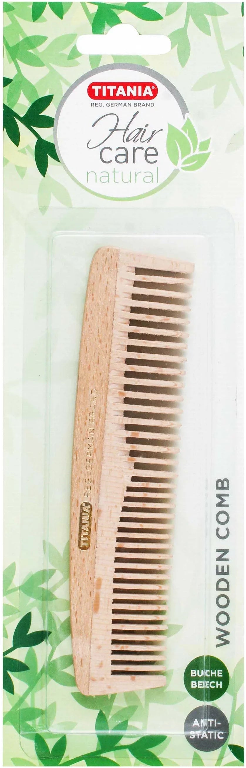 Titania Hair Care Natural Anti-Static Beechwood Comb