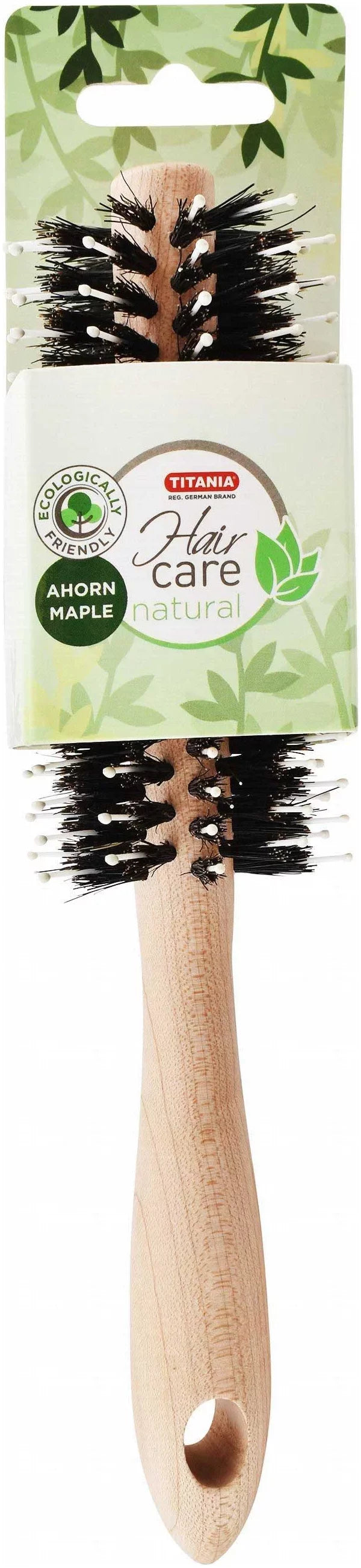 Titania Natural Round Wooden Hairbrush