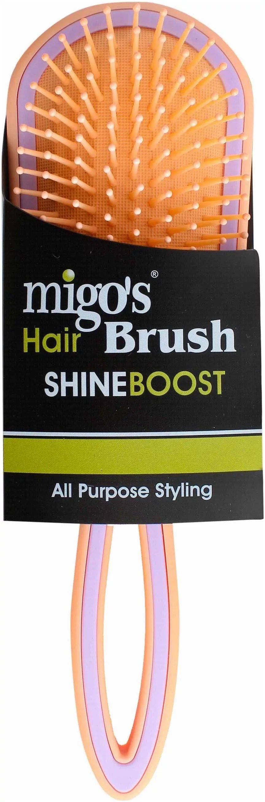 Migo's Shine Boost Orange Hair Brush