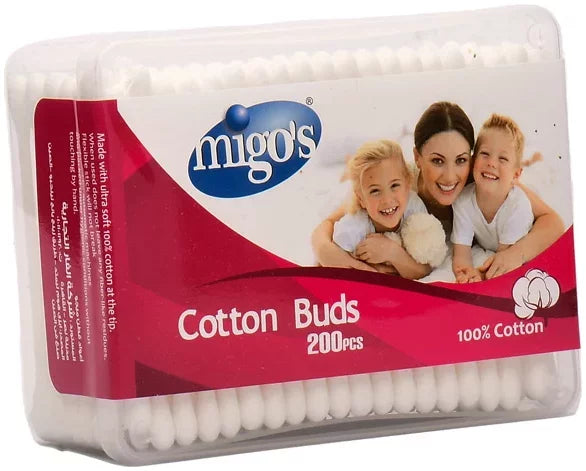 Migo's Cotton Buds 200 Pieces