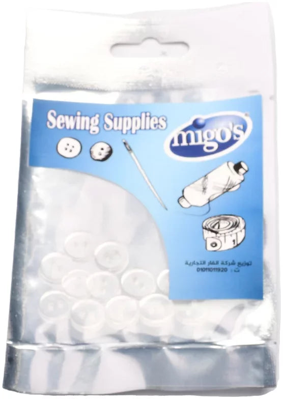 Migo's Medium Clear Buttons