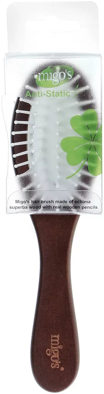 Migo's Antistatic Wooden Hair Brush