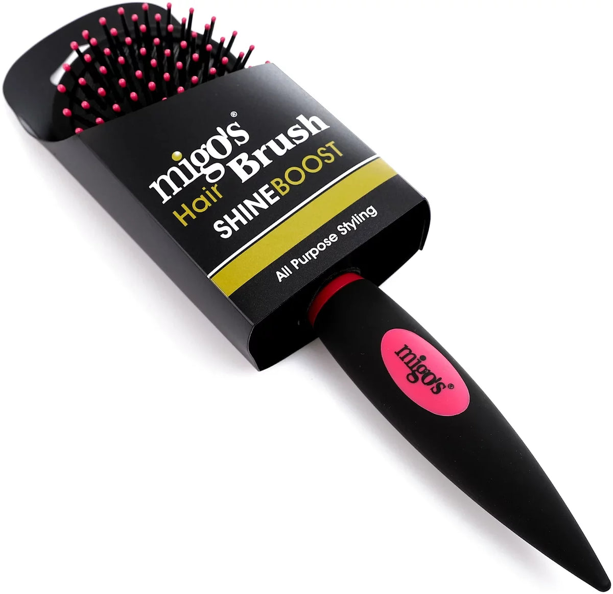 Migo's Matte Black Hair Brush
