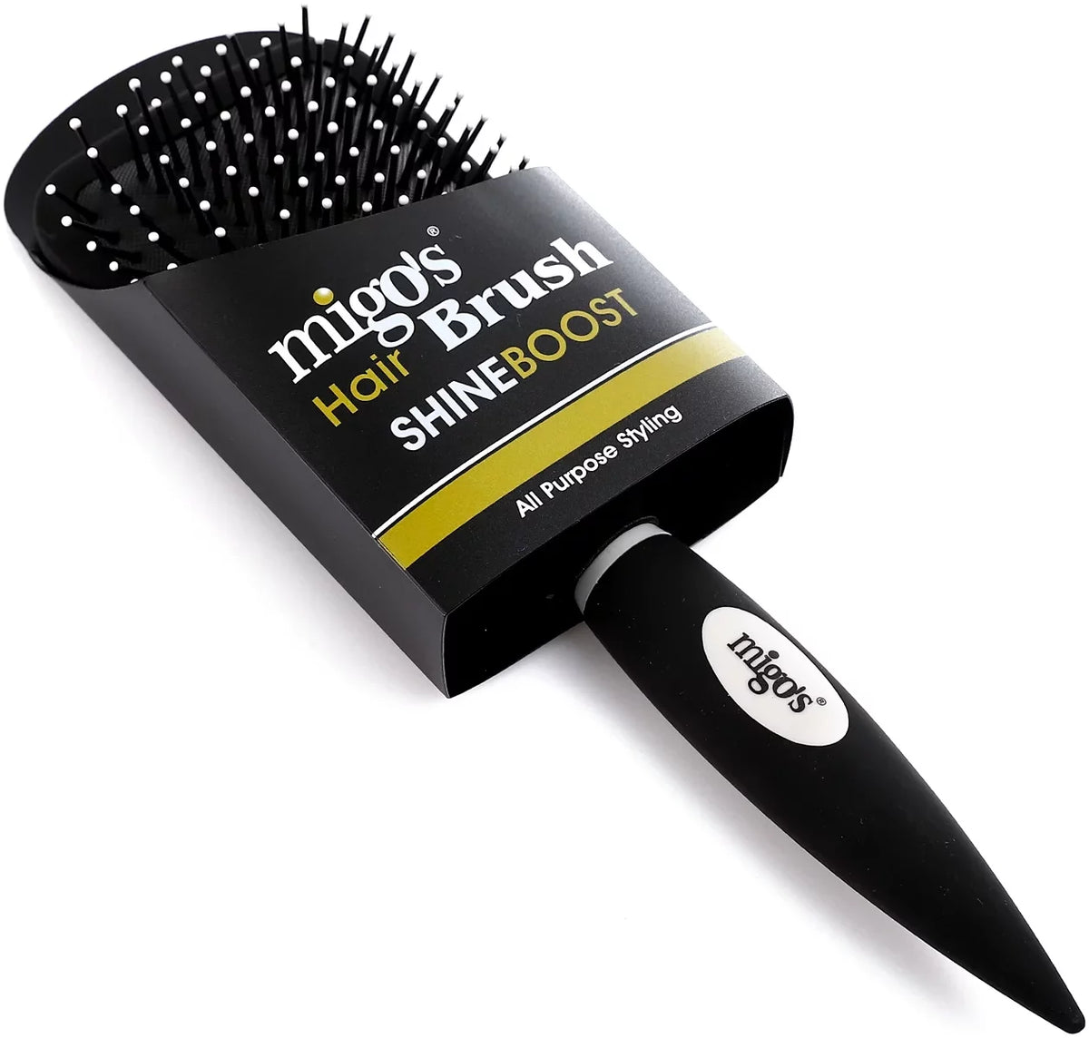 Migo's Hair Brush Matte Black Jumbo