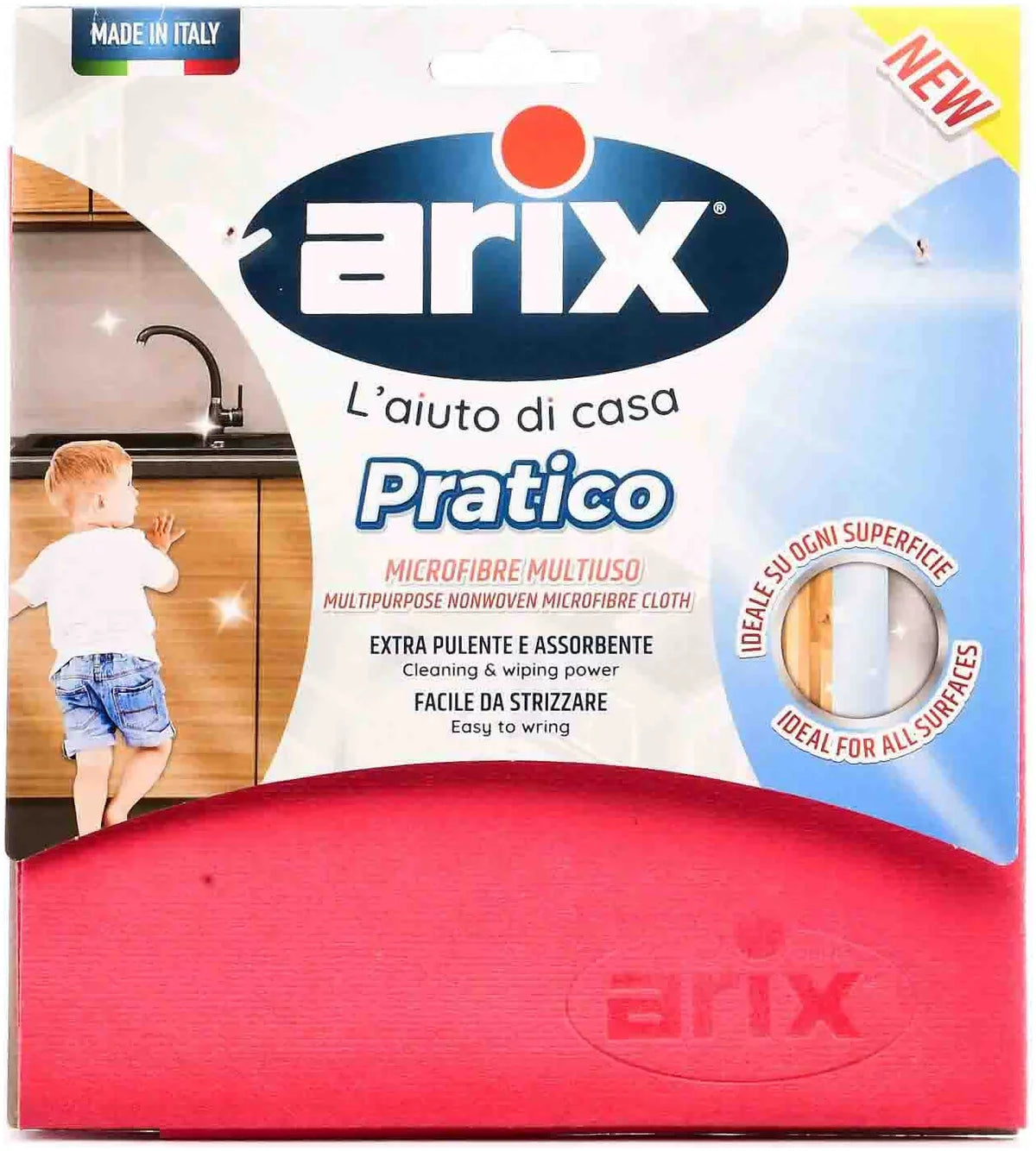 Arix Green Multipurpose Microfiber Surface Cleaning Cloth