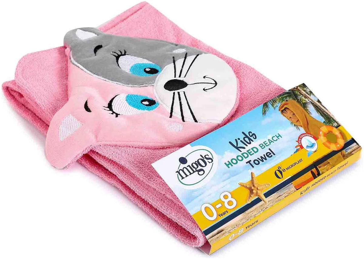 Migo's Beach Towel 90*100 Cm From 4 To 8 Years