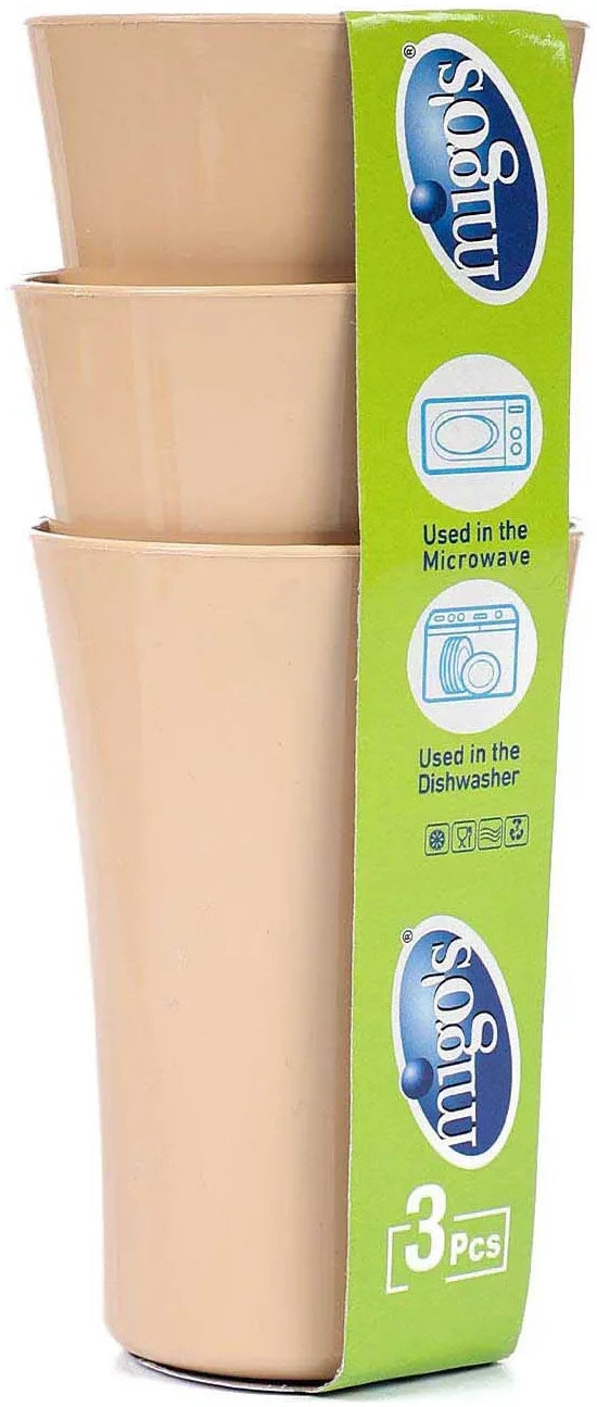 Migo's Plastic 3 Cups