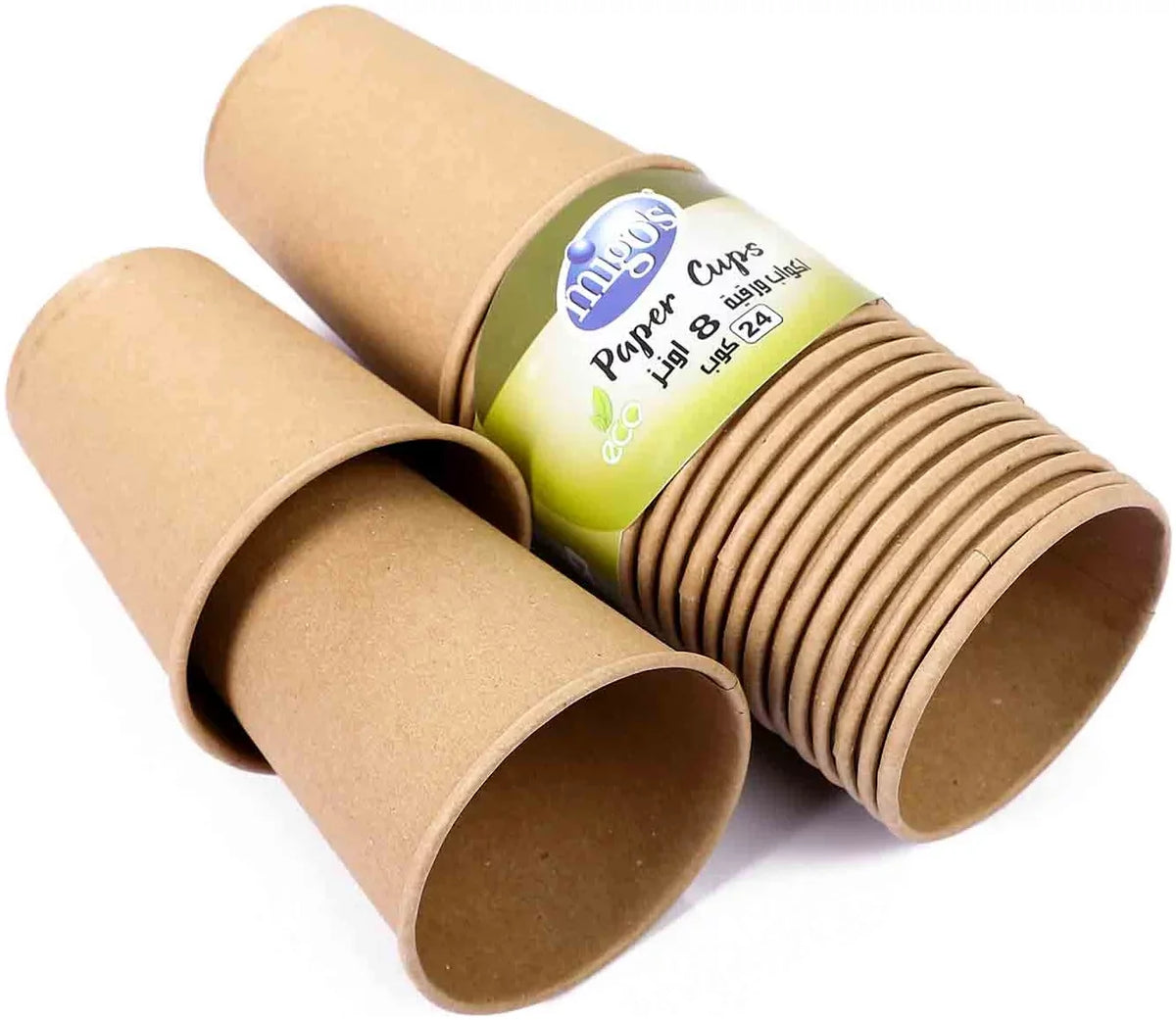 Migo's 24 Cups 8 Oz Kraft