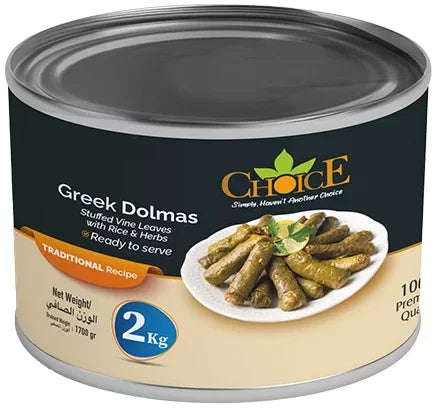 Choice Vine Leaves With Rice Ready To Eat 2 Kg