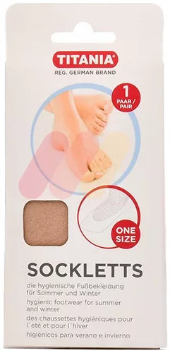Titania Universal Size Beige Socklets 1 Pair