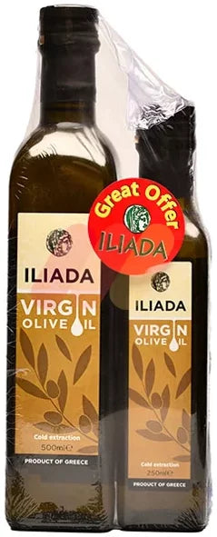 Iliada Olive Oil Virgin Offer 500Ml+250Ml