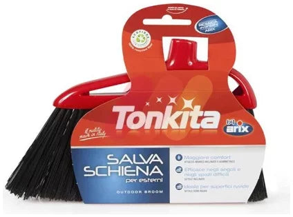 Tonkita Red Outdoor Broom 1 pcs