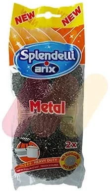 Arix Splendelli Heavy Duty Golden Wire Scourer 2 Per Pack