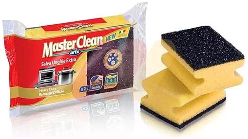 Arix Master Clean Antibacterial Non Scratch Scourer 2 Per Pa