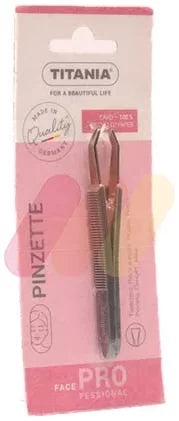 Titania Pink Straight Tip Tweezers, 1 Piece
