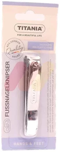 Titania Essentials Silver Nail Clipper, 1 Piece