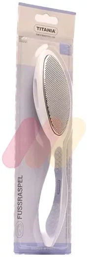 Titania Soft Touch Blue & Silver Double-Sided Callus Foot File
