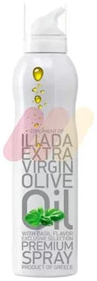 Iliada Extra Virgin Olive Oil Basil Spray 200 Ml
