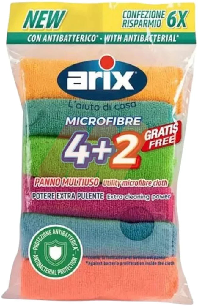 Arix Microfiber Towels 6 Pieces