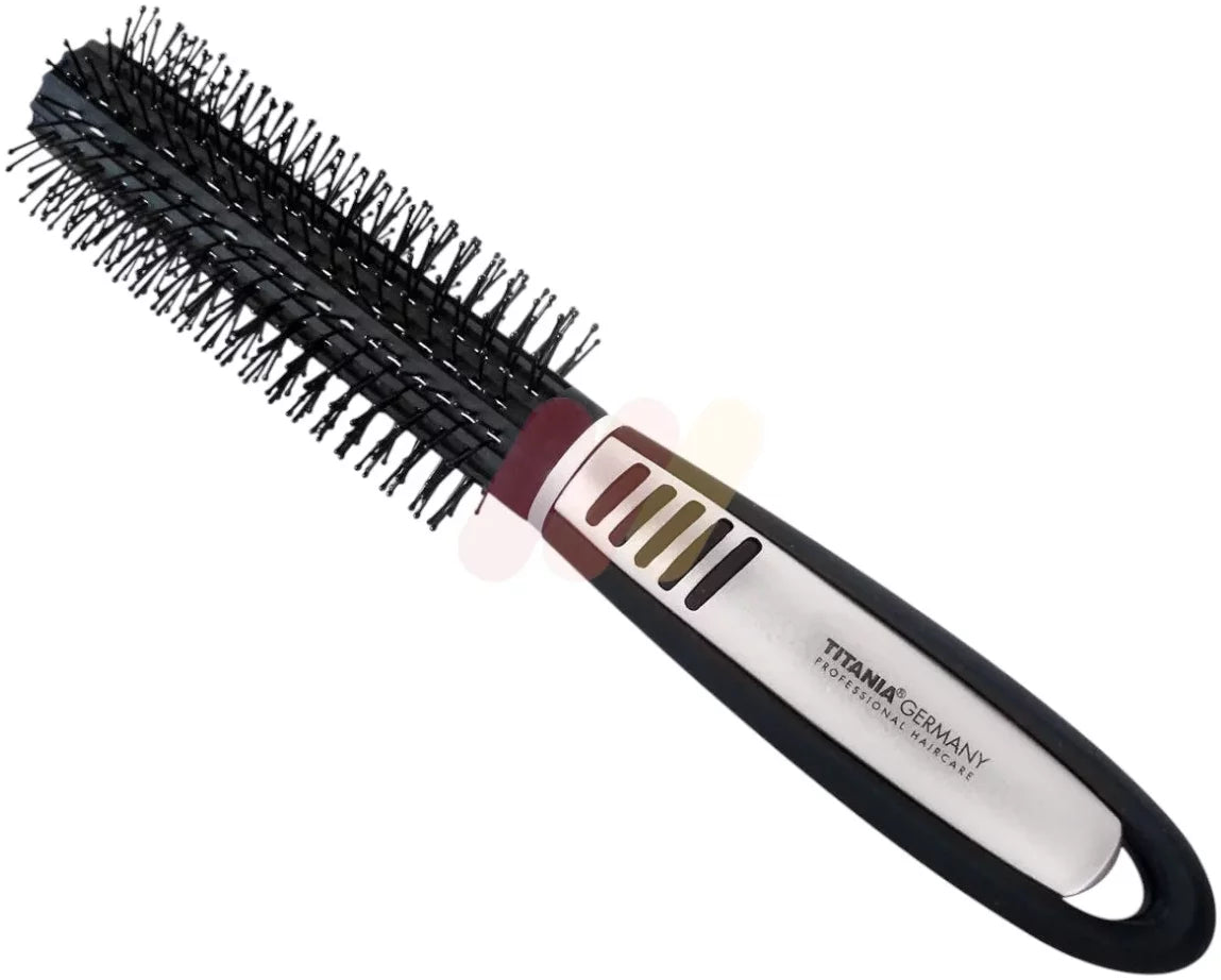 Titania Hair Dryer Brush Black Silver-1369