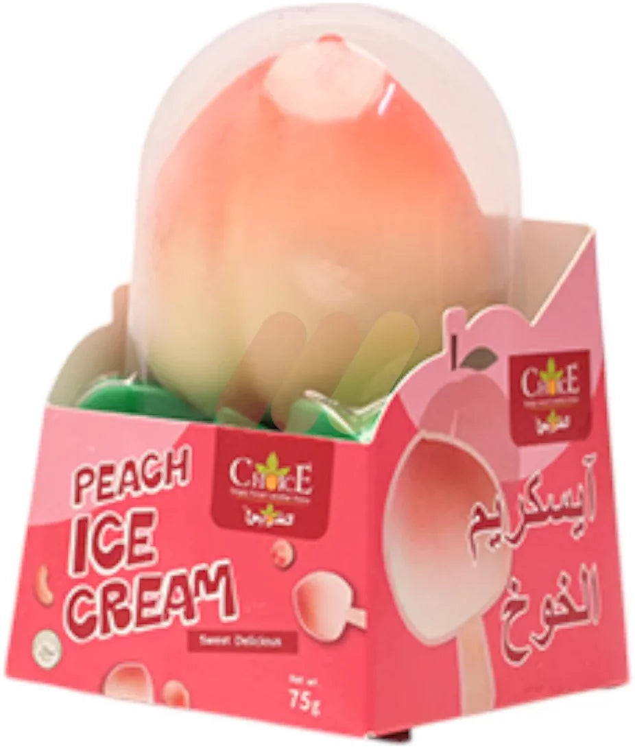 Choice Peach Ice Cream 75 Gm