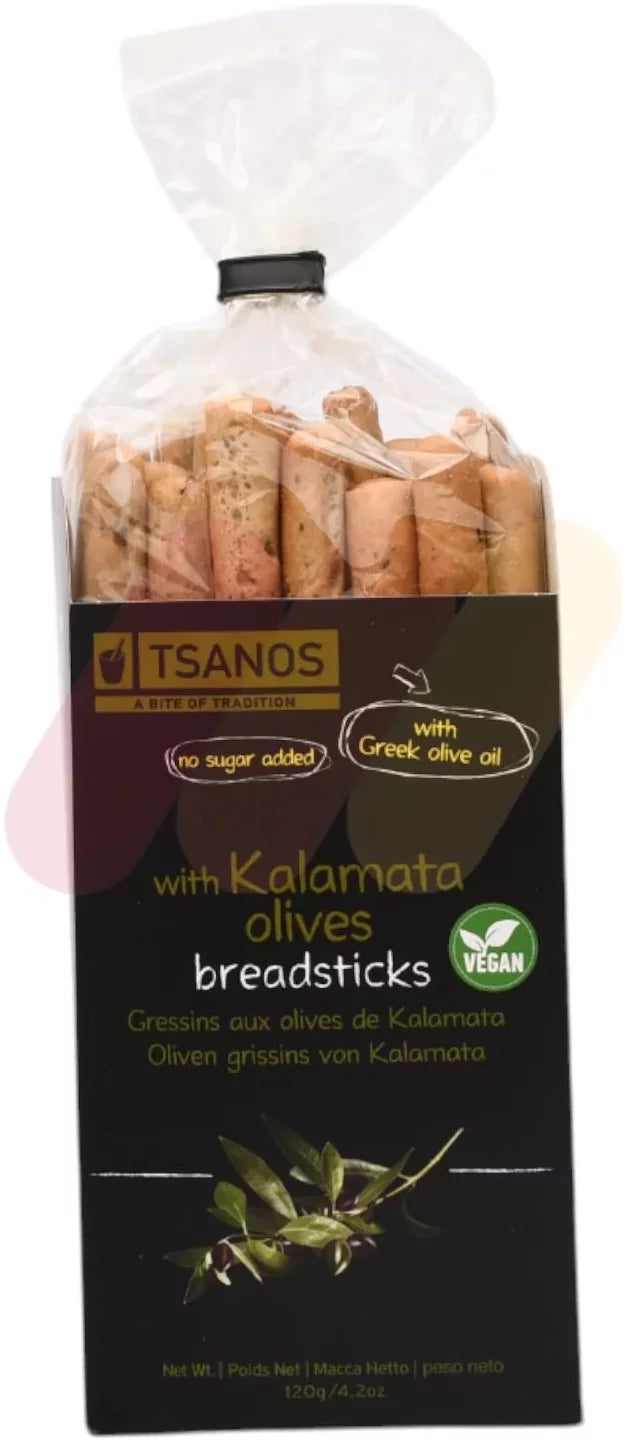 Tsanos Grisina Kalamata & Olive Oil - Vegan 120g
