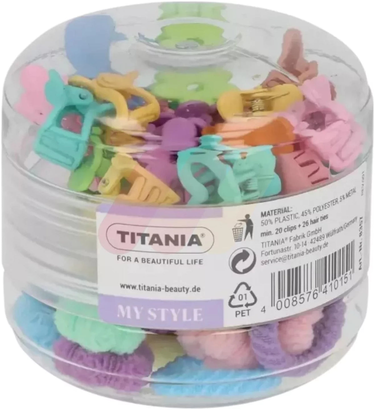 Titania Stick Stick And Clips 46 Pieces