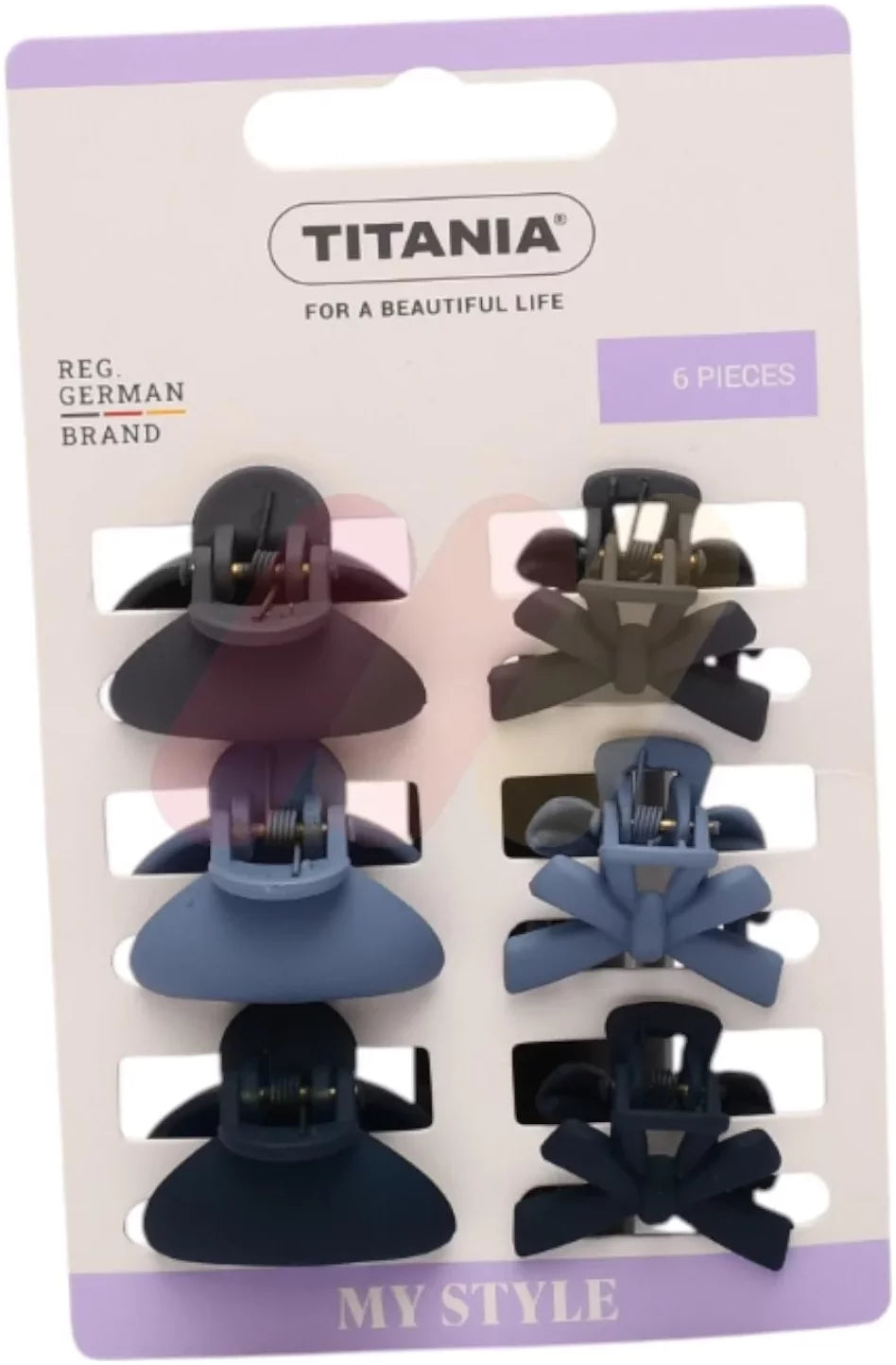 Titania Clips Mini 6 Pieces - 8323