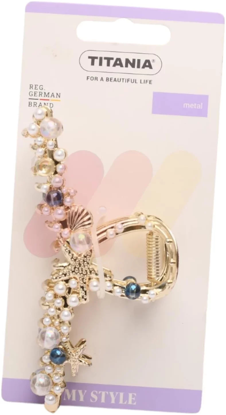 Titania Clips Gold Metal - 8346