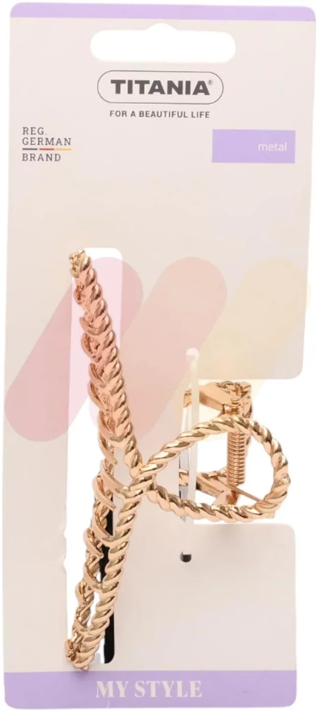 Titania Clips Gold Metal - 8266
