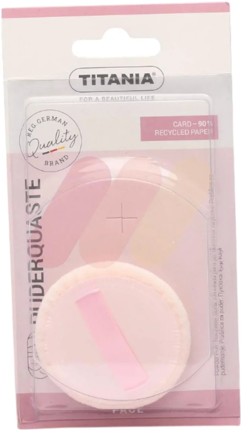 Titania Beauty Care Pink Powder Puff