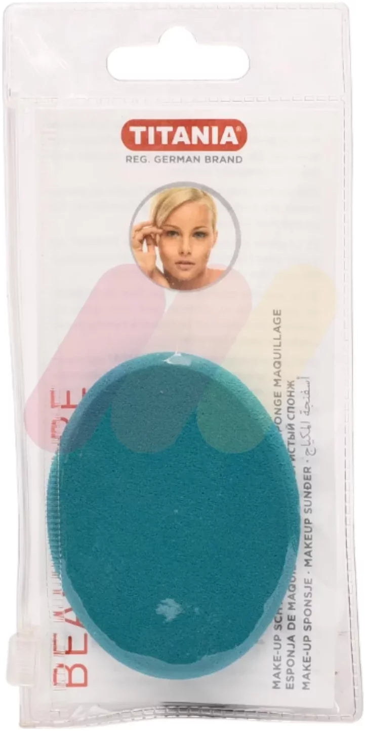 Titania Blue Oval Makeup Sponge 1 Pcs
