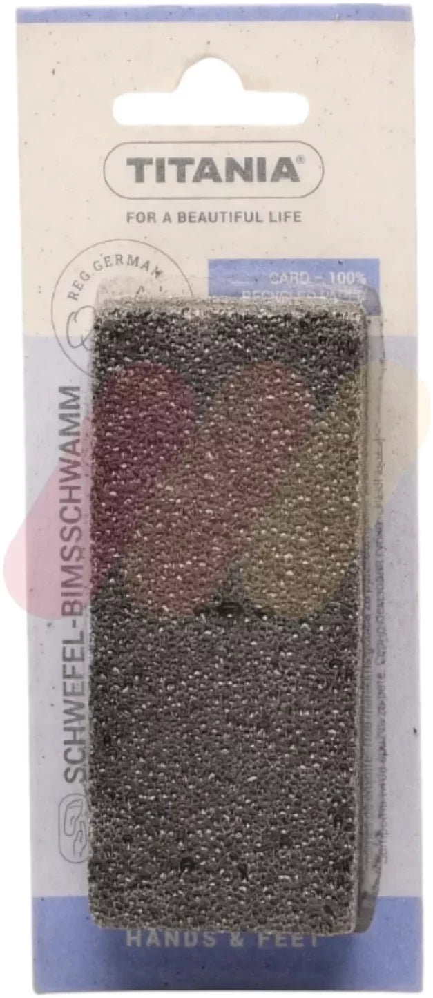 Titania Black Pumice Stone/Cart-2037