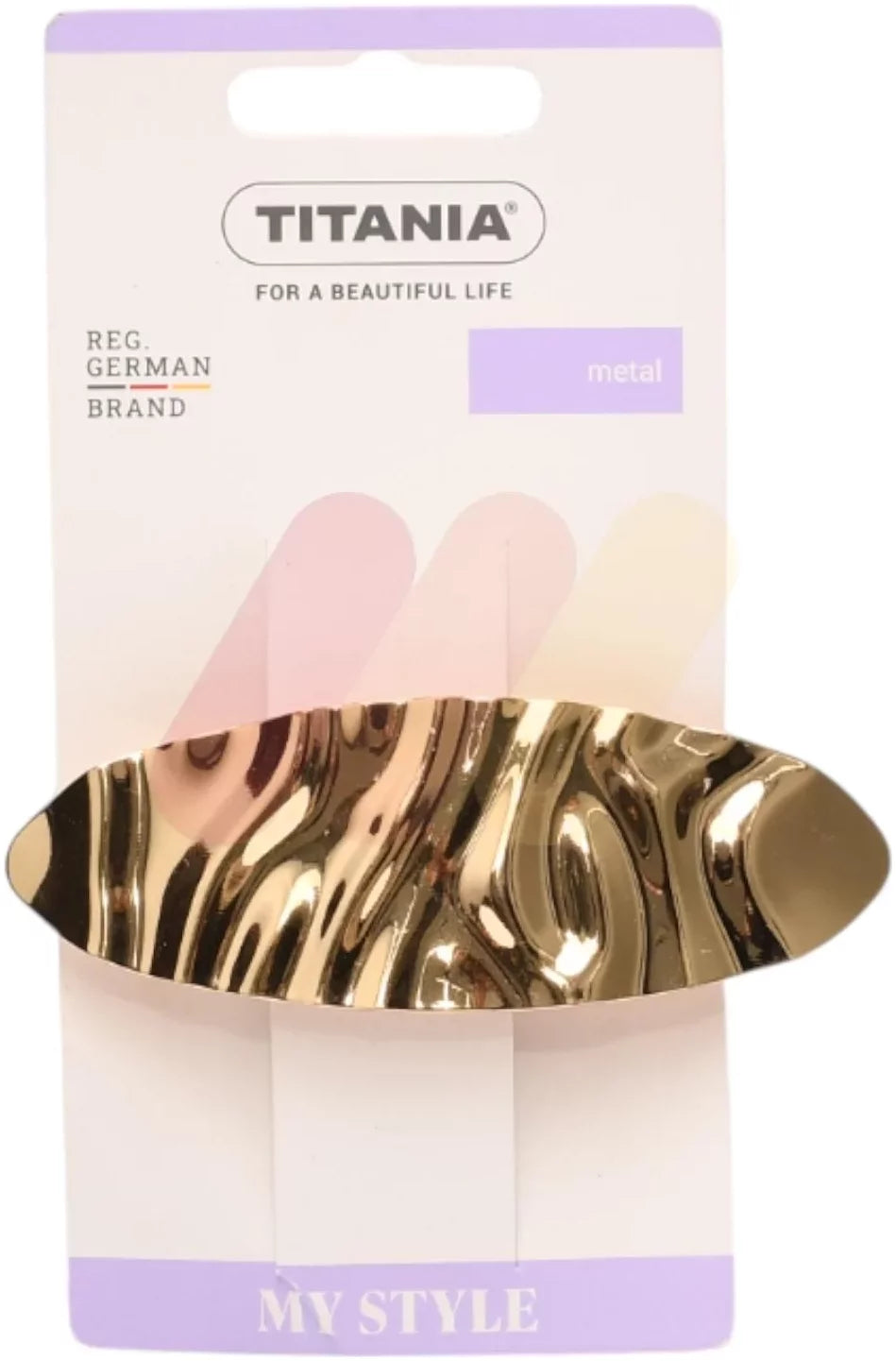Titania Clips Gold Metal - 8242
