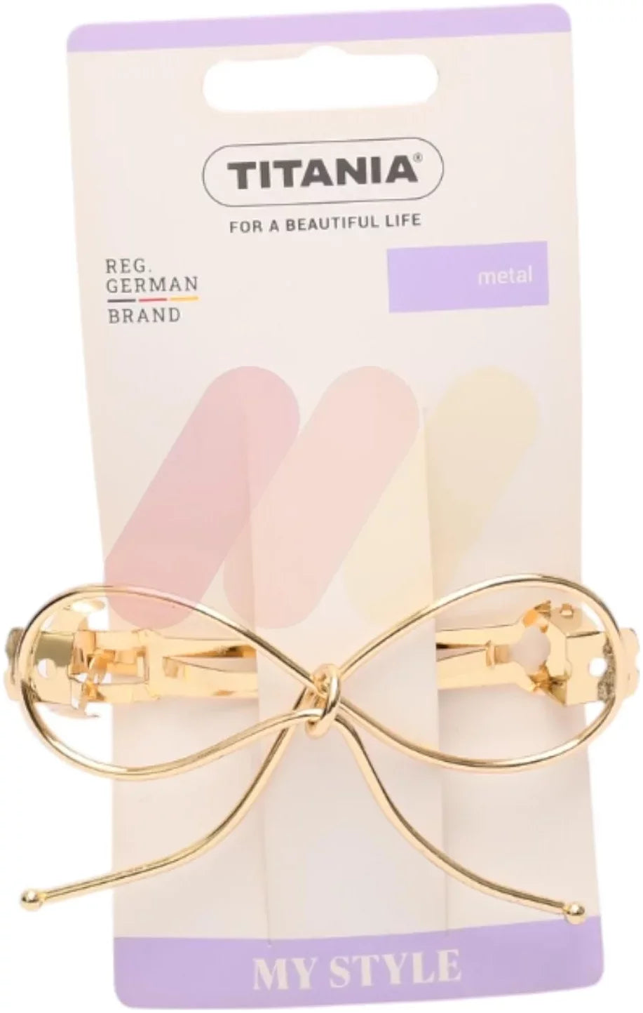 Titania Clips Gold Metal - 8366